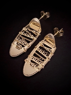 Zlaté náušnice Sania