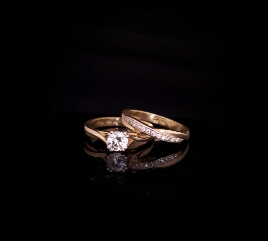 Zlatý dvojitý prsteň Mirabel