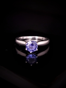 Zlatý zásnubný prsteň s...