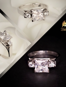 Zlatý zásnubný prsteň z...