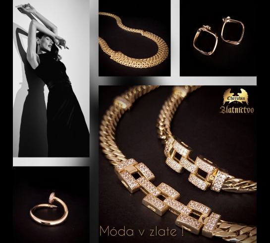 Zlatý náhrdelník Katherine