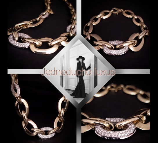 Zlatá exkluzívna retiazka Marianne