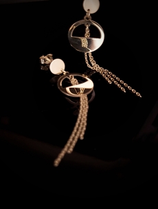 Zlaté náušnice Cendice