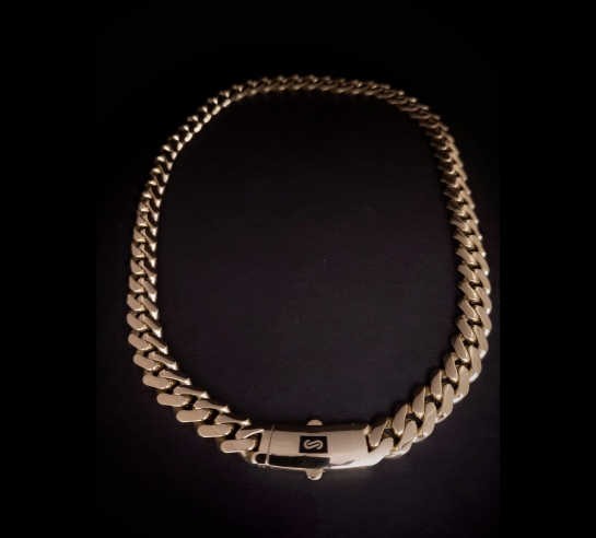 Zlatá moderná retiazka Finet