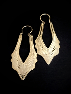 Zlaté náušnice Fiona