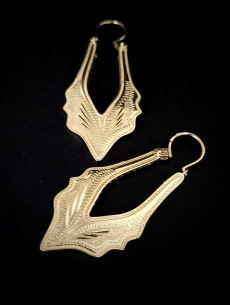 Zlaté náušnice Fiona 2