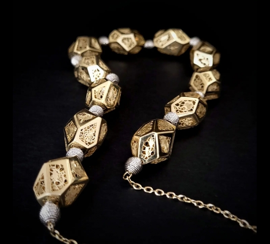 Zlatý náhrdelník Neonero Anita