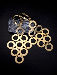 Zlaté náušnice Gratia