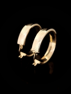 Zlaté náušnice Bissui