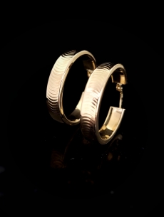 Zlaté náušnice Bissui 2