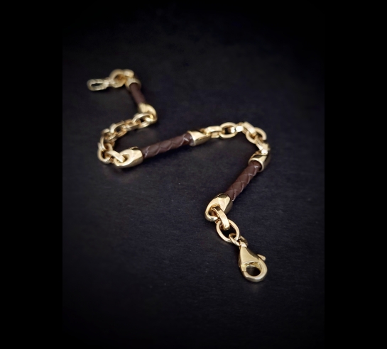 Zlatý náramok Leady