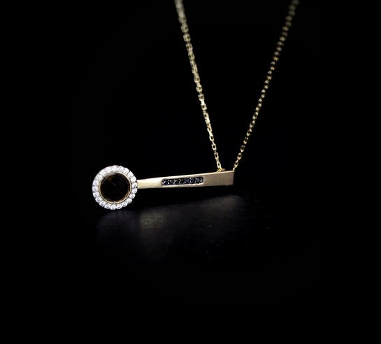 Zlatá retiazka s Alexandritom