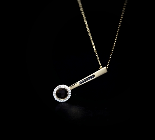 Zlatá retiazka s Alexandritom