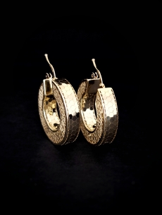 Zlaté náušnice Padmit