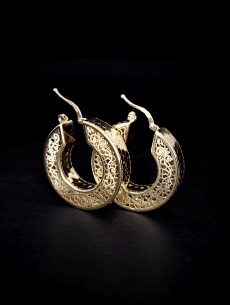 Zlaté náušnice Padmit 2