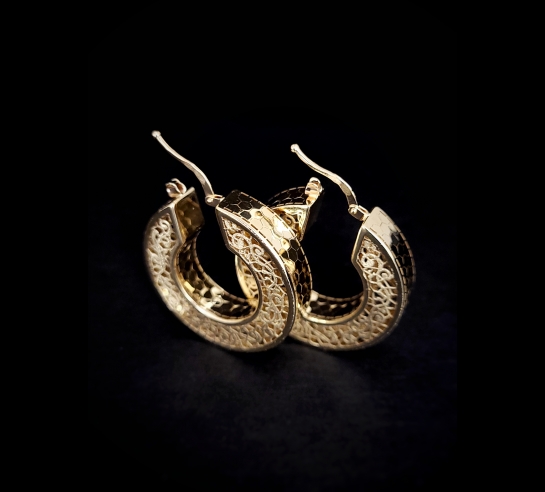 Zlaté náušnice Padmit