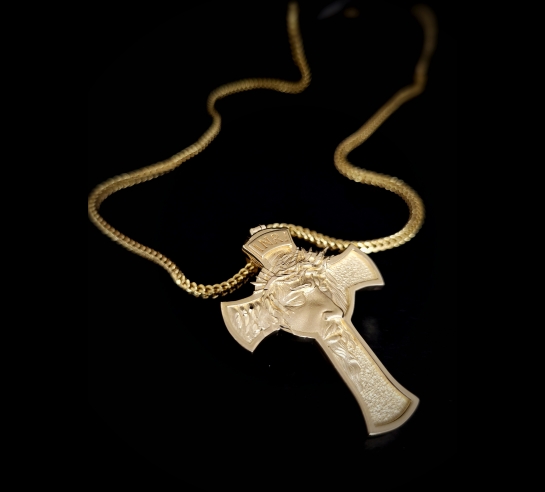 Zlatý prívesok Kríž s Ježišovou...