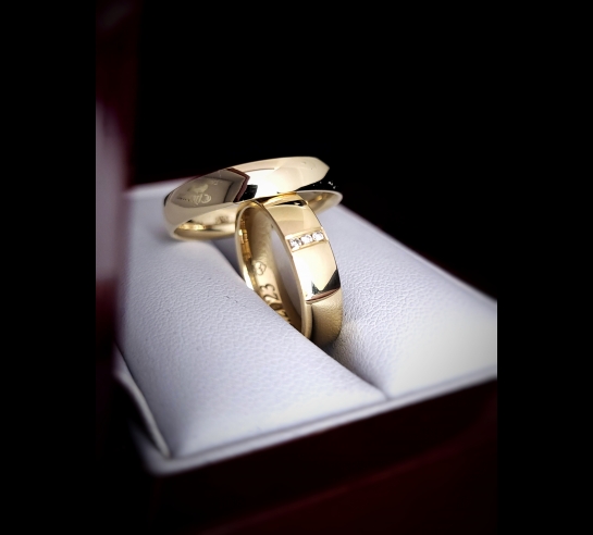 Zlaté svadobné obrúčky 033