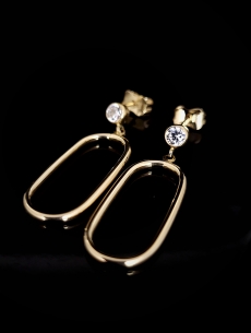 Zlaté náušnice Pauli