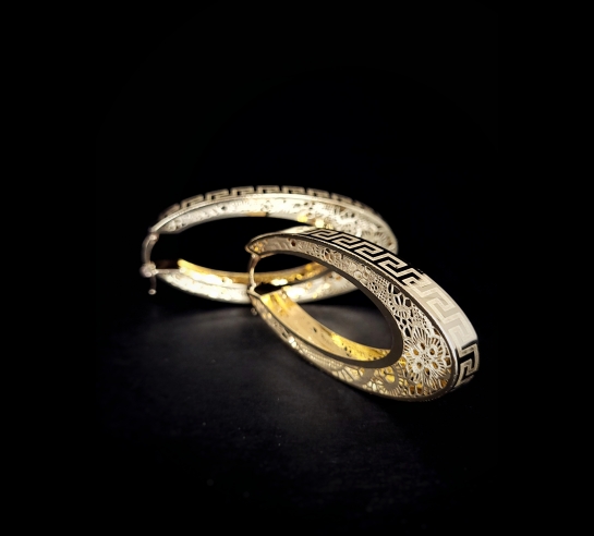 Zlaté náušnice Part