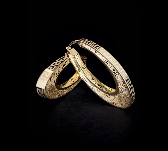 Zlaté náušnice Part