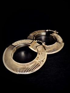 Zlaté náušnice Pasco