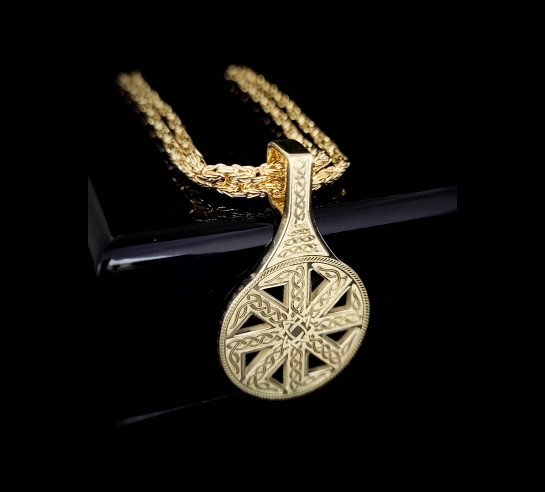 Zlatý prívesok Kolovrat