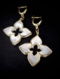 Zlaté náušnice Abelait II