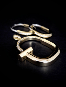 Zlaté náušnice Gibbi I 2