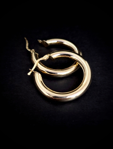 Zlaté náušnice Oliga 2