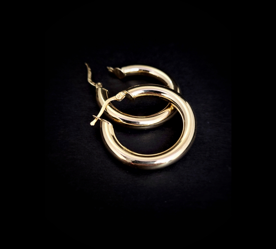 Zlaté náušnice Oliga