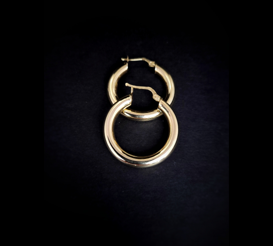 Zlaté náušnice Oliga