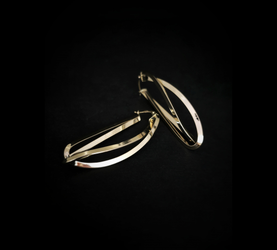 Zlaté náušnice Alea