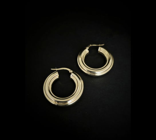 Zlaté náušnice Blair