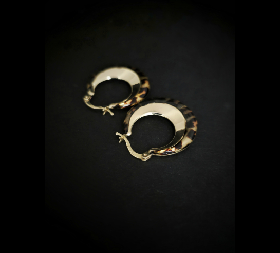 Zlaté náušnice Carly