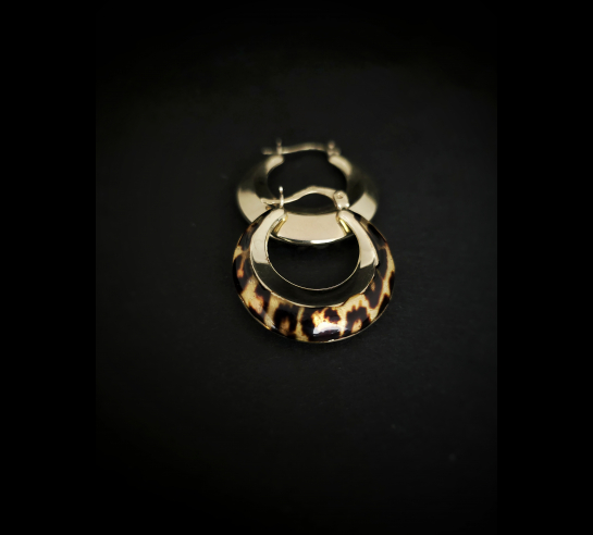 Zlaté náušnice Carly