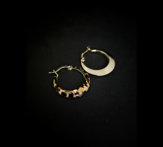 Zlaté náušnice Carolline