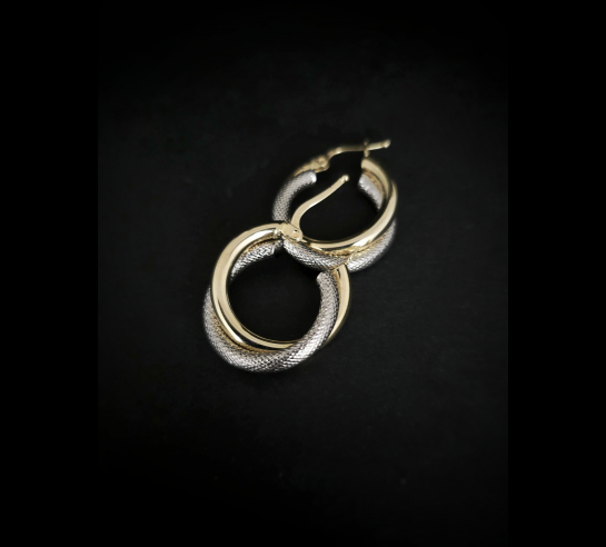 Zlaté náušnice Elisabet