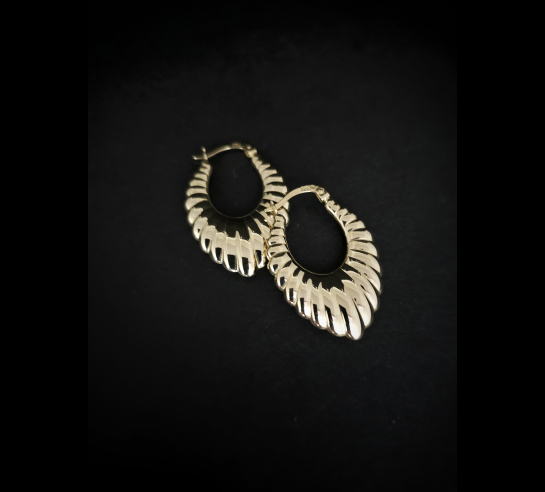 Zlaté náušnice Elise