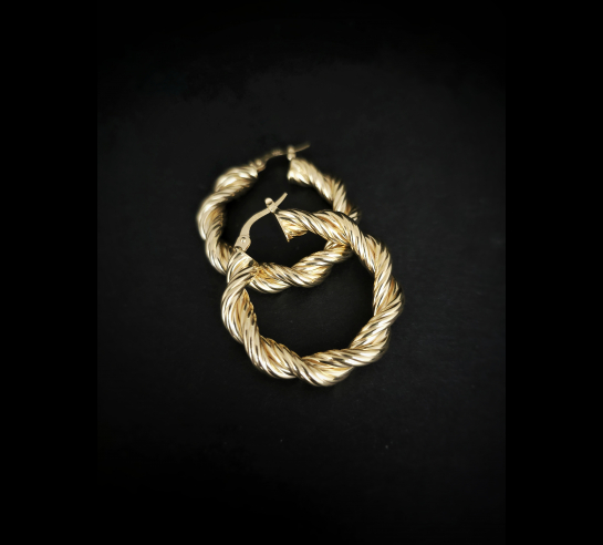 Zlaté náušnice Elinna