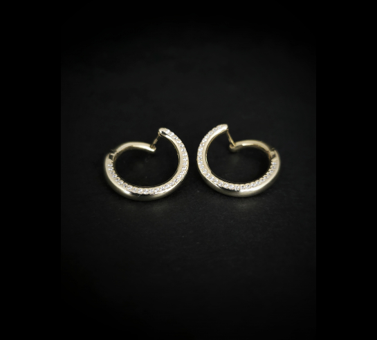 Zlaté náušnice Elliott