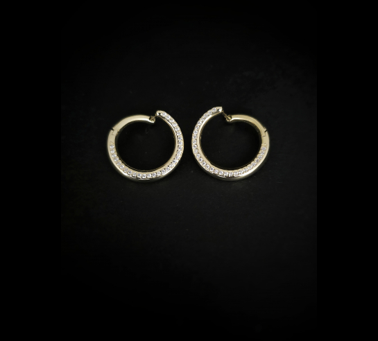 Zlaté náušnice Elliott