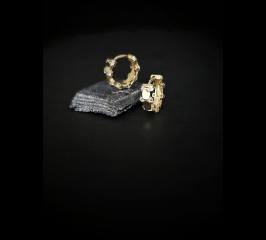 Zlaté náušnice Fraya