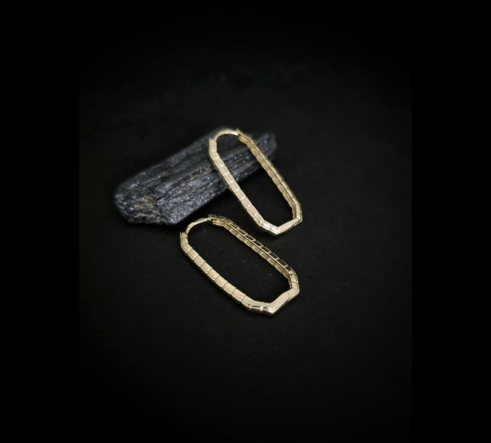 Zlaté náušnice Gemma