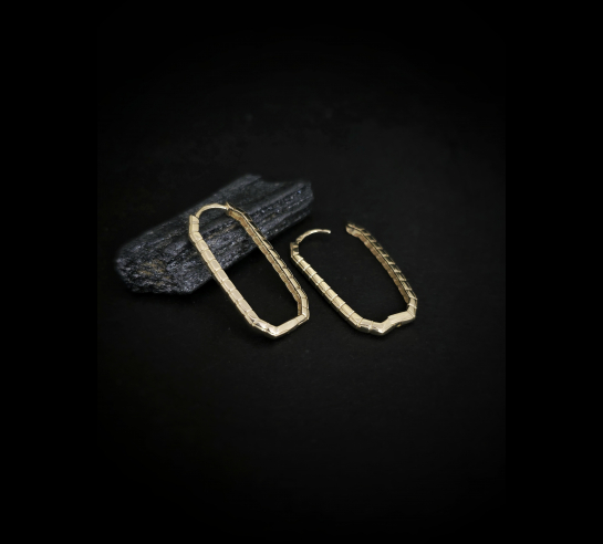 Zlaté náušnice Gemma