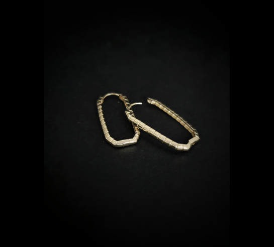 Zlaté náušnice Gemma