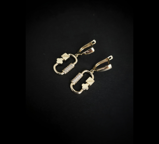 Zlaté náušnice Giselle