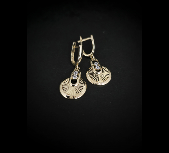 Zlaté náušnice Guiliana