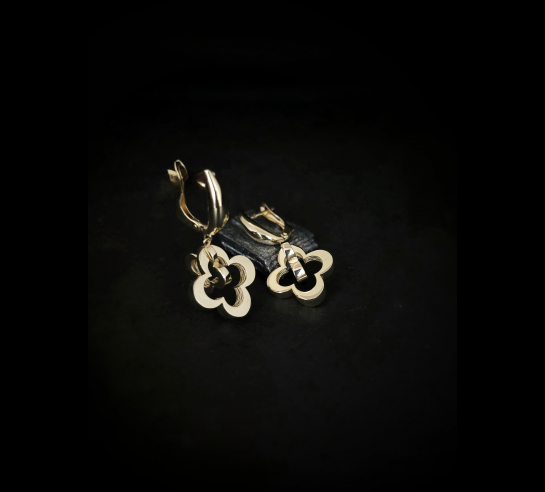 Zlaté náušnice Ivy