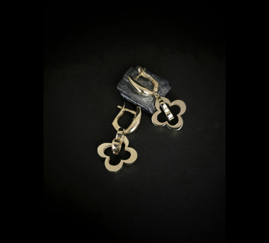 Zlaté náušnice Ivy